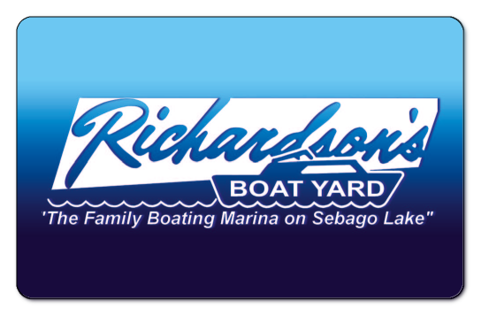 richardsons white logo on a blue gradient background